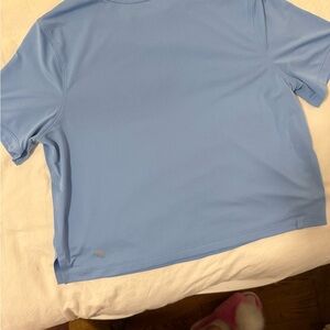 lululemon athletica Blue Short Sleeve Tee